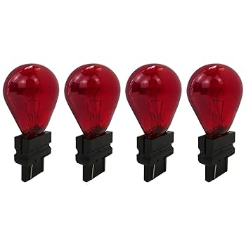 ※diana Amazon.com: 4-Pack 3157 Red Xenon Light Bulb Auto S8